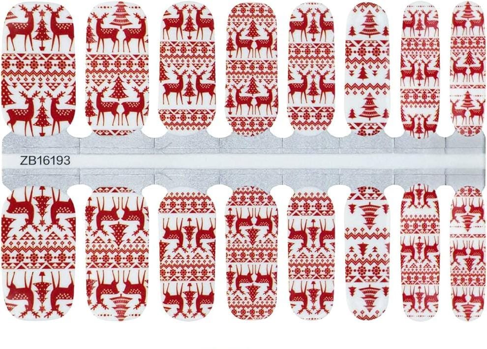 Red Reindeer - Holy Classics (Non-UV Nail Wraps)