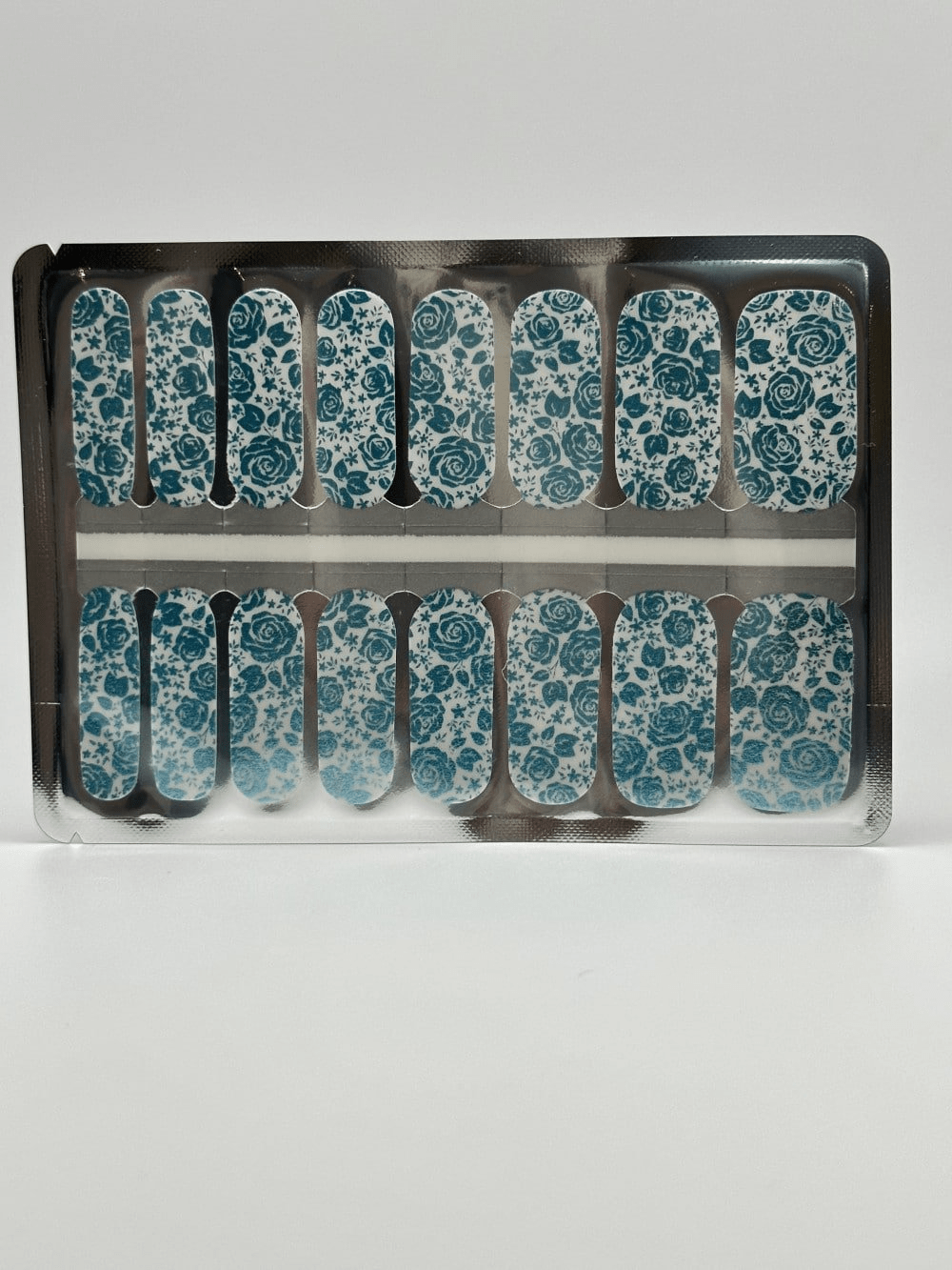 Blue Lace (Transparent) - Holy Classics (Non-UV Nail Wraps)