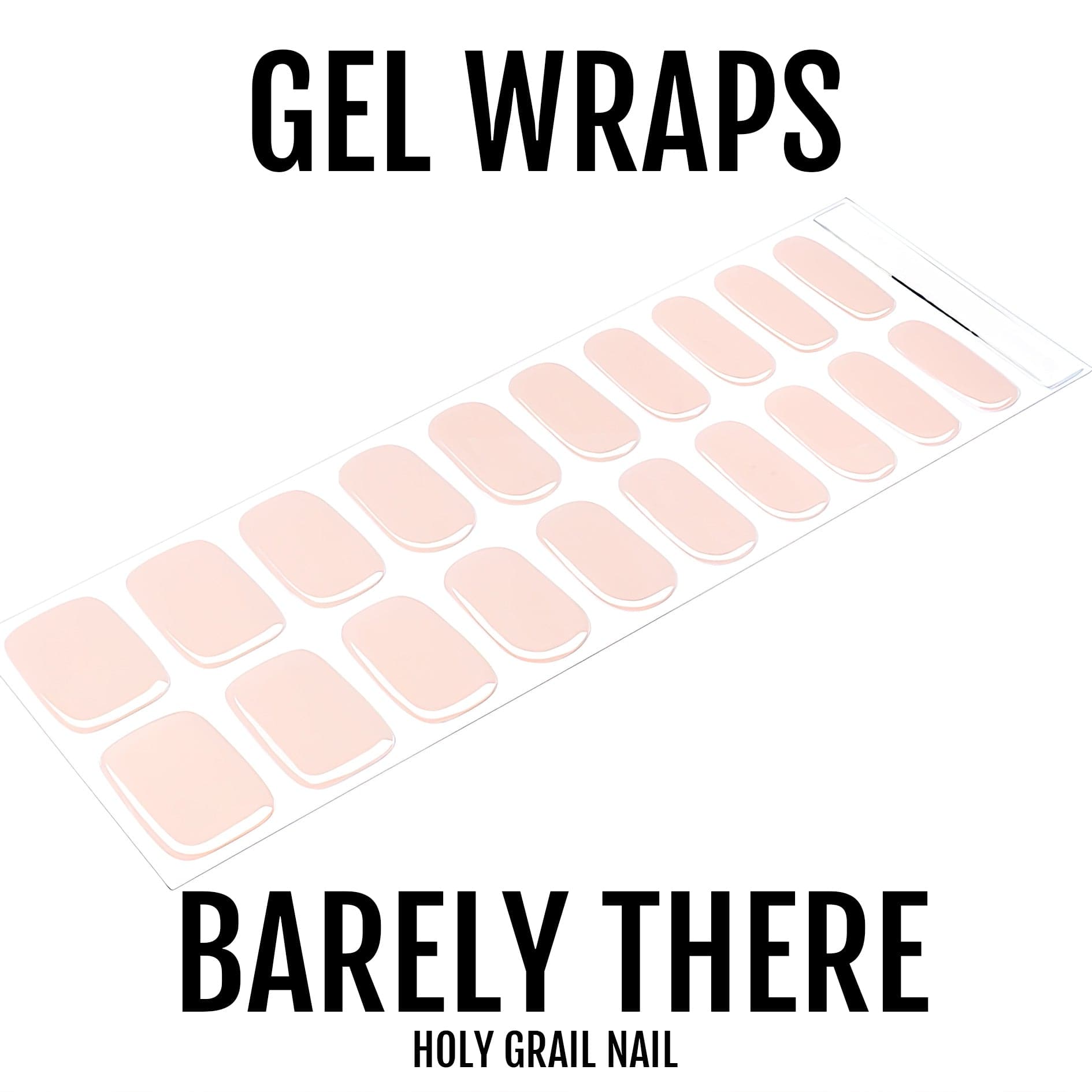 HOLY GRAIL NAIL Semi-Cured Gels Barely There - Gels