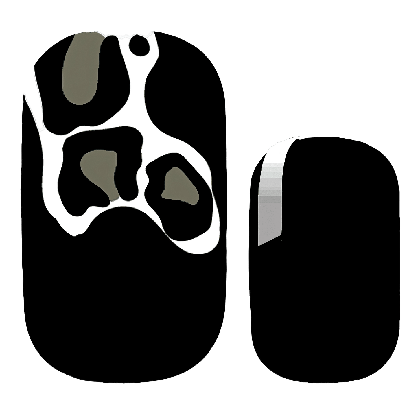 Black Panther (matte) - Holy Classics (Non-UV Nail Wraps)