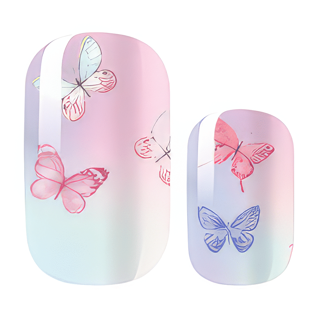 Blissful Butterflies - Holy Classics (Non-UV Nail Wraps)