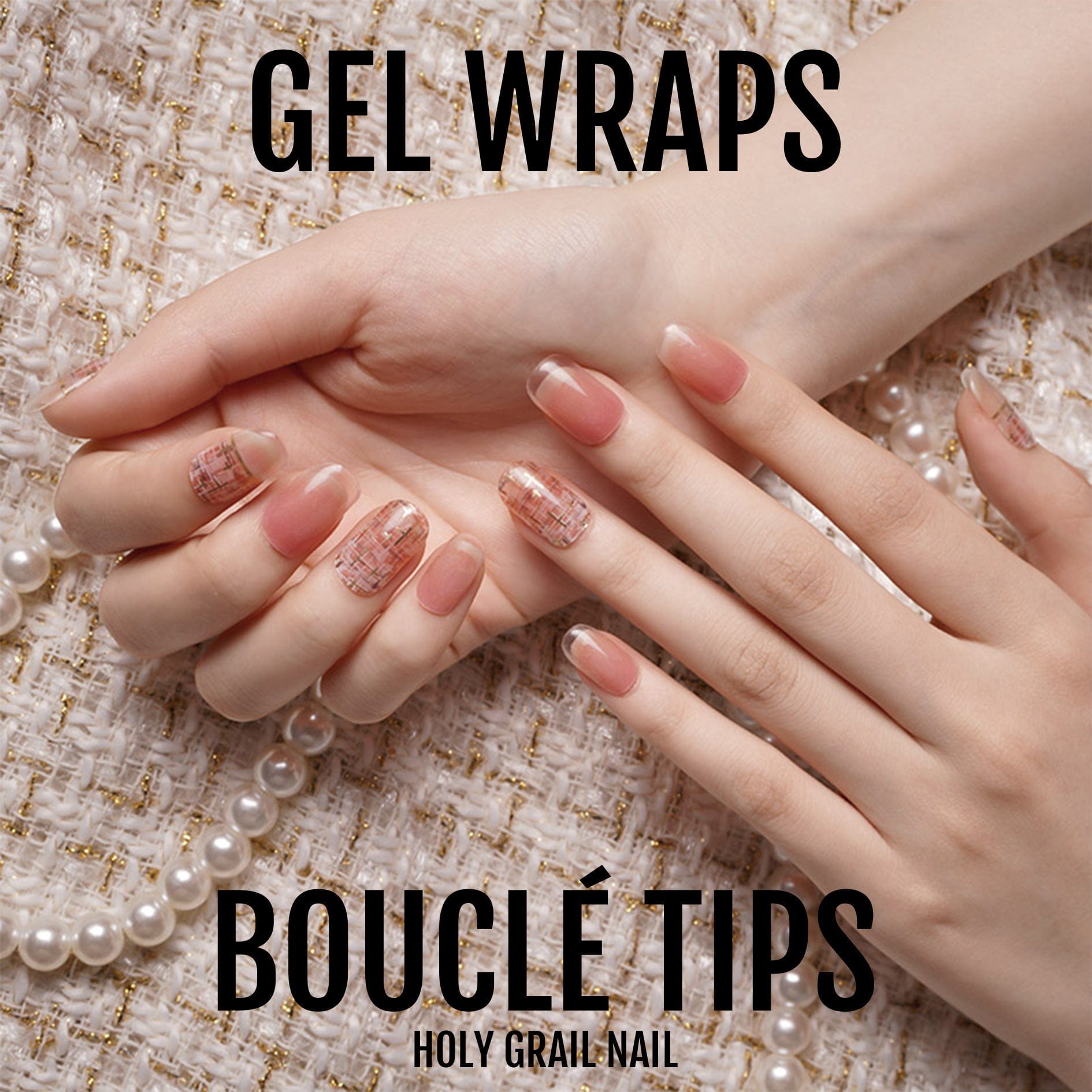 Holy Grail Nail Semi-Cured Gels Bouclé Tips - Gels