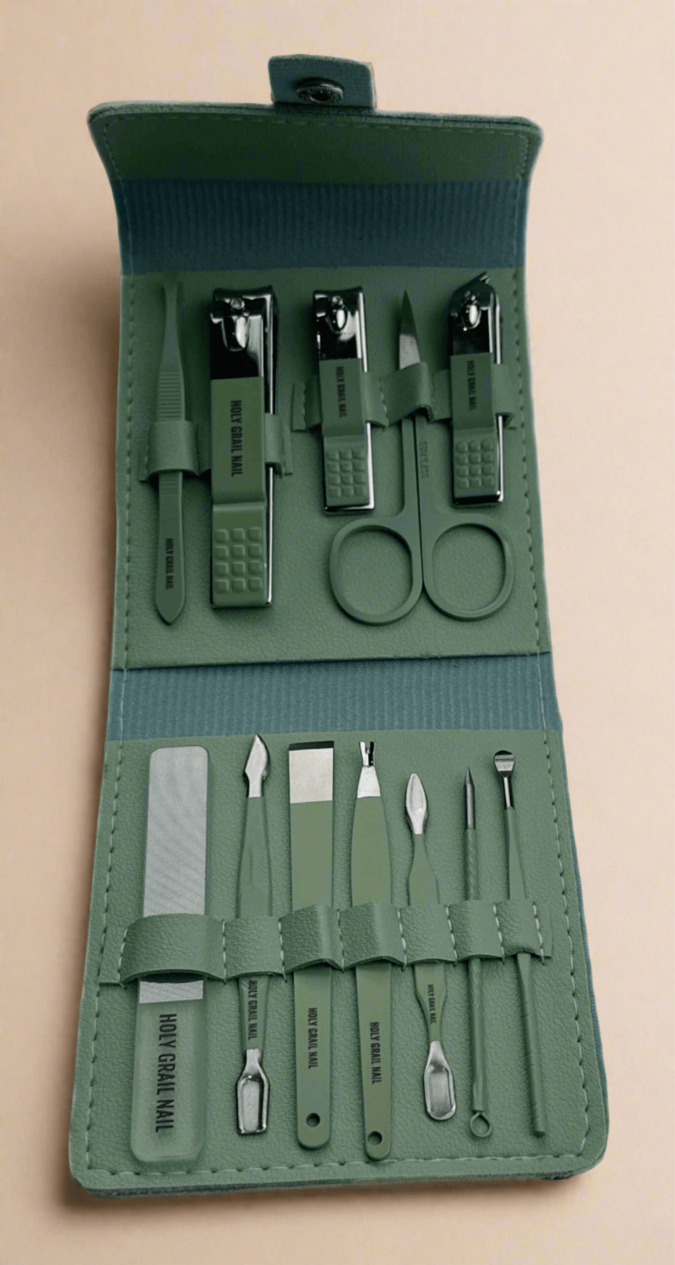 Pro Mani Tool Kit - Green