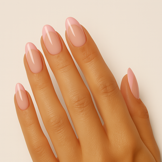 Pink French Mani - Soft Gel Press Ons