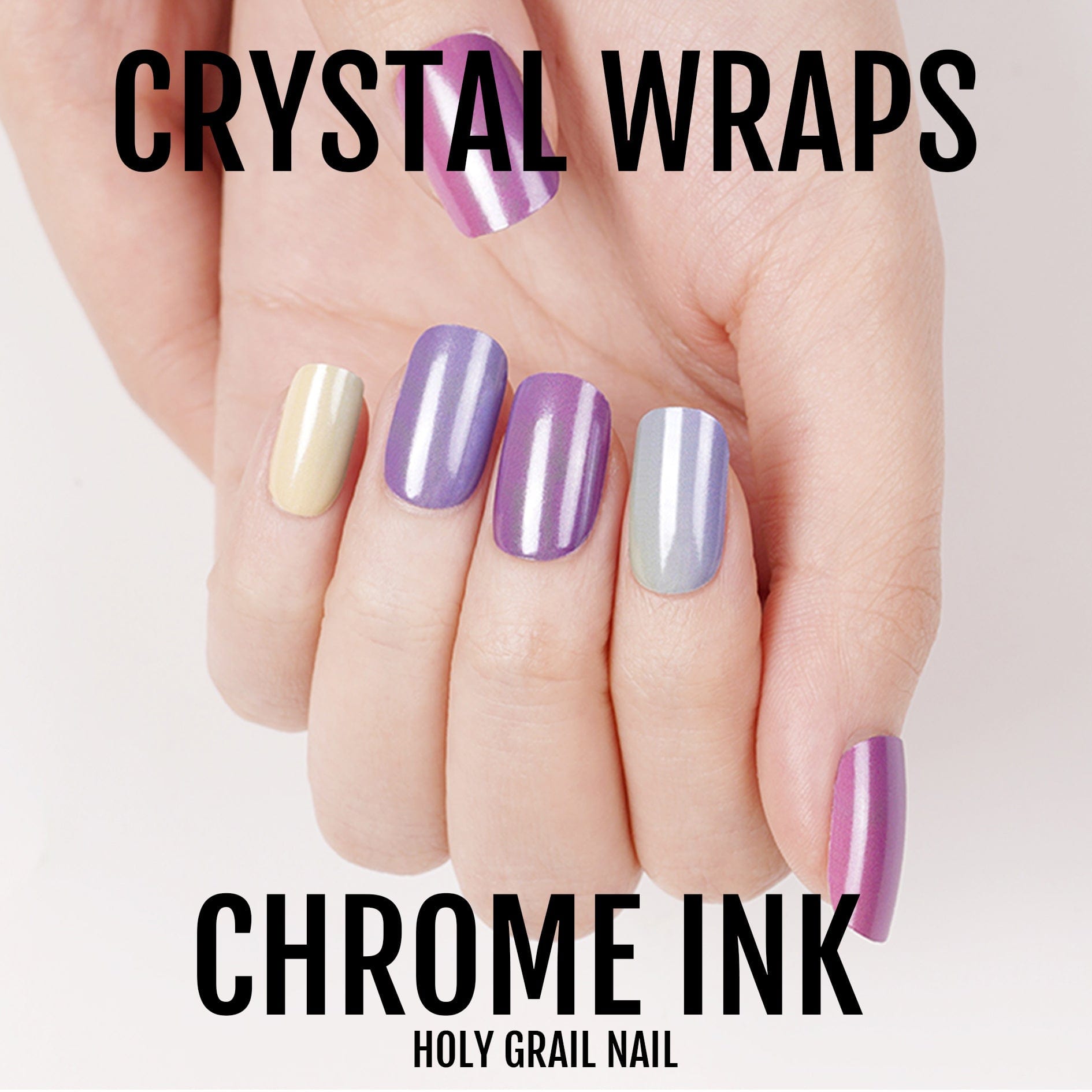 Holy Grail Nail Crystal Chrome Ink - Crystal Wraps