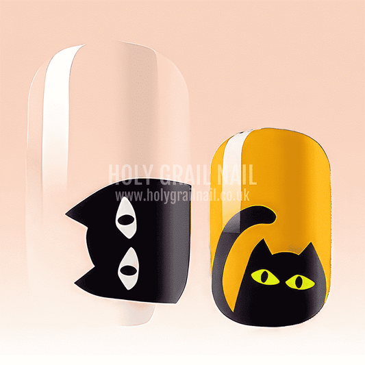 Cool for Cats (Sunlight Sensitive) - Holy Classics (Non-UV Nail Wraps)