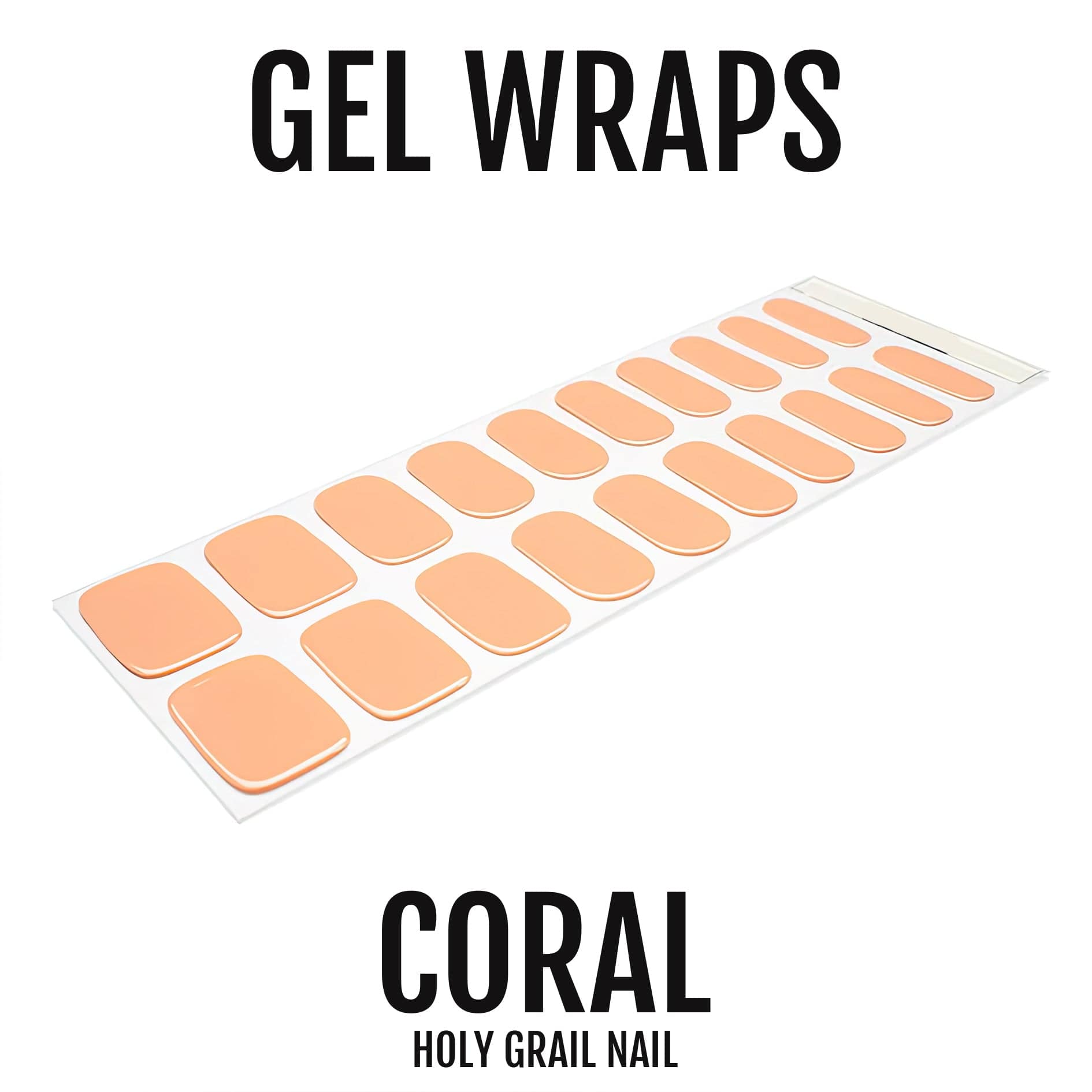 Holy Grail Nail Semi-Cured Gels Coral - Gels