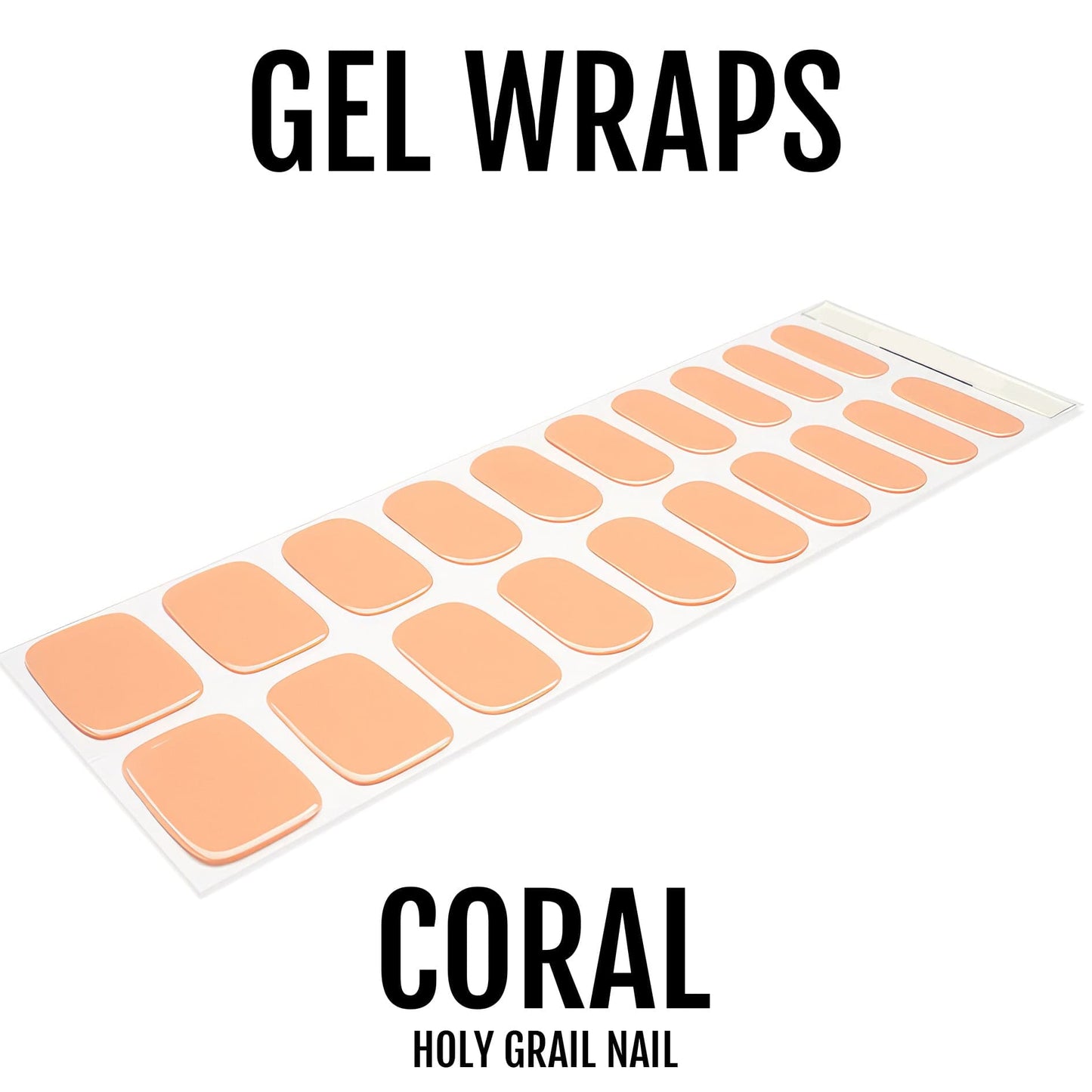 Holy Grail Nail Semi-Cured Gels Coral - Gels