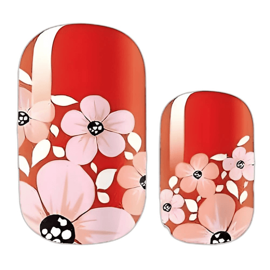 Daisy Red - Holy Classics (Non-UV Nail Wraps)