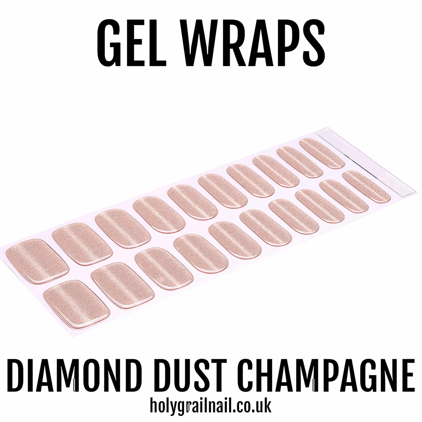 Diamond Dust Champagne - Gels