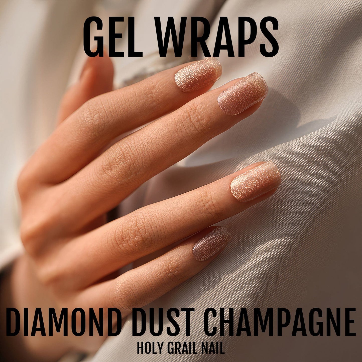 Diamond Dust Champagne - Gels