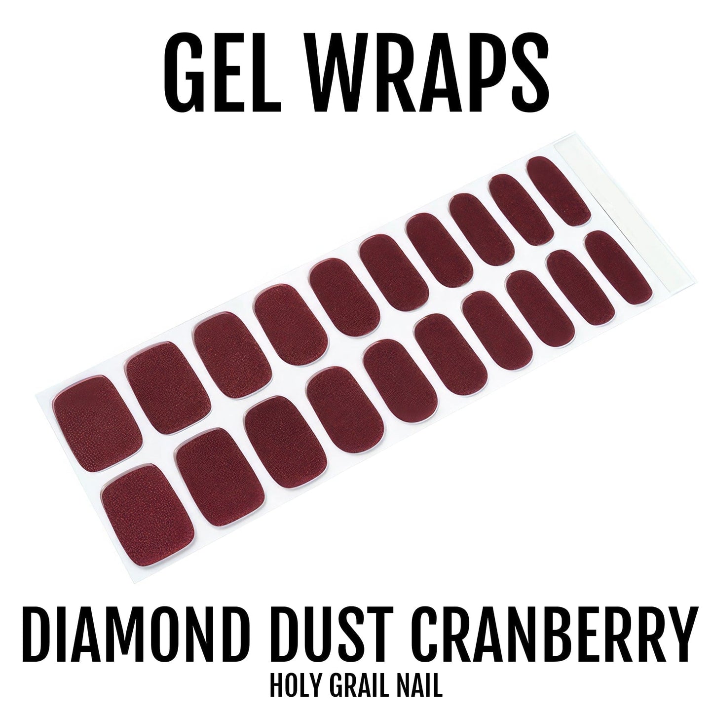 Diamond Dust Cranberry - Gels