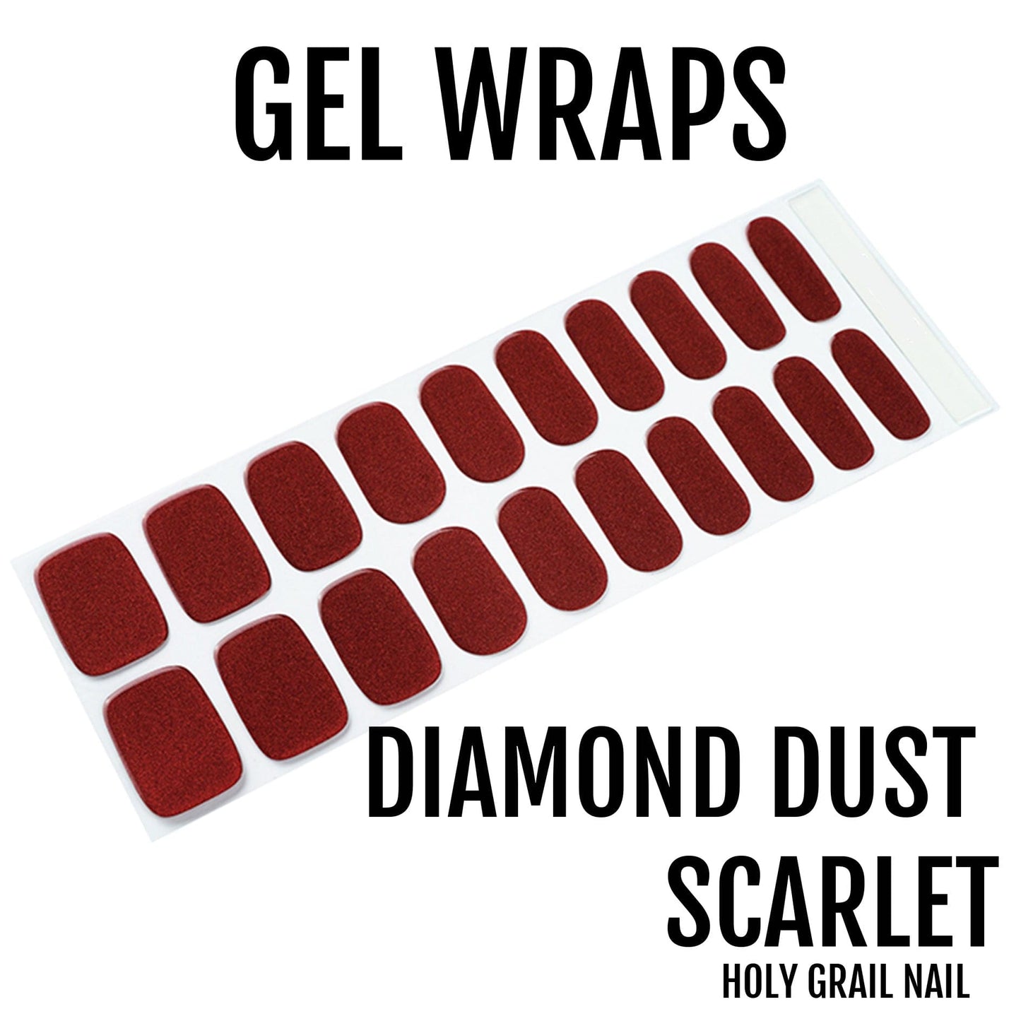 Diamond Dust Scarlet - Gels