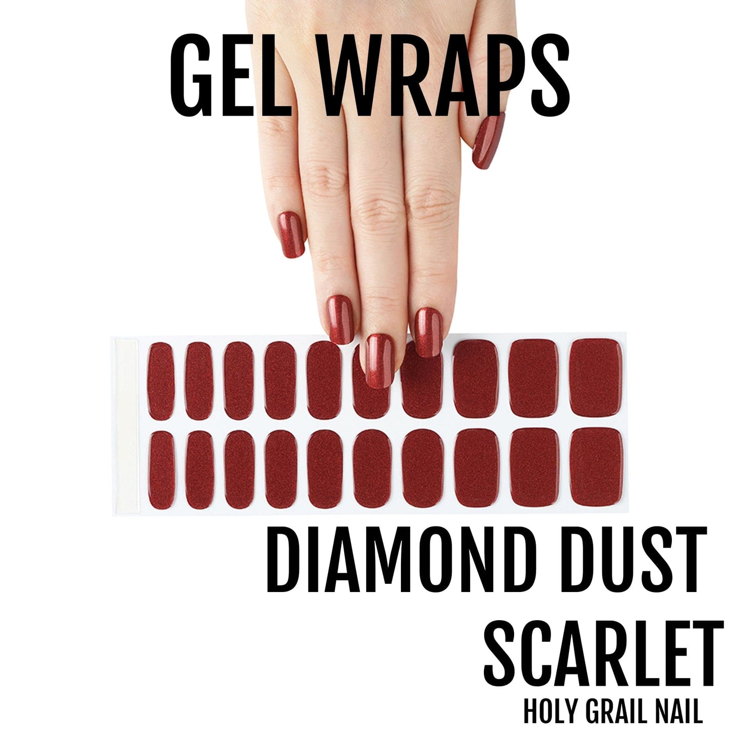 Diamond Dust Scarlet - Gels