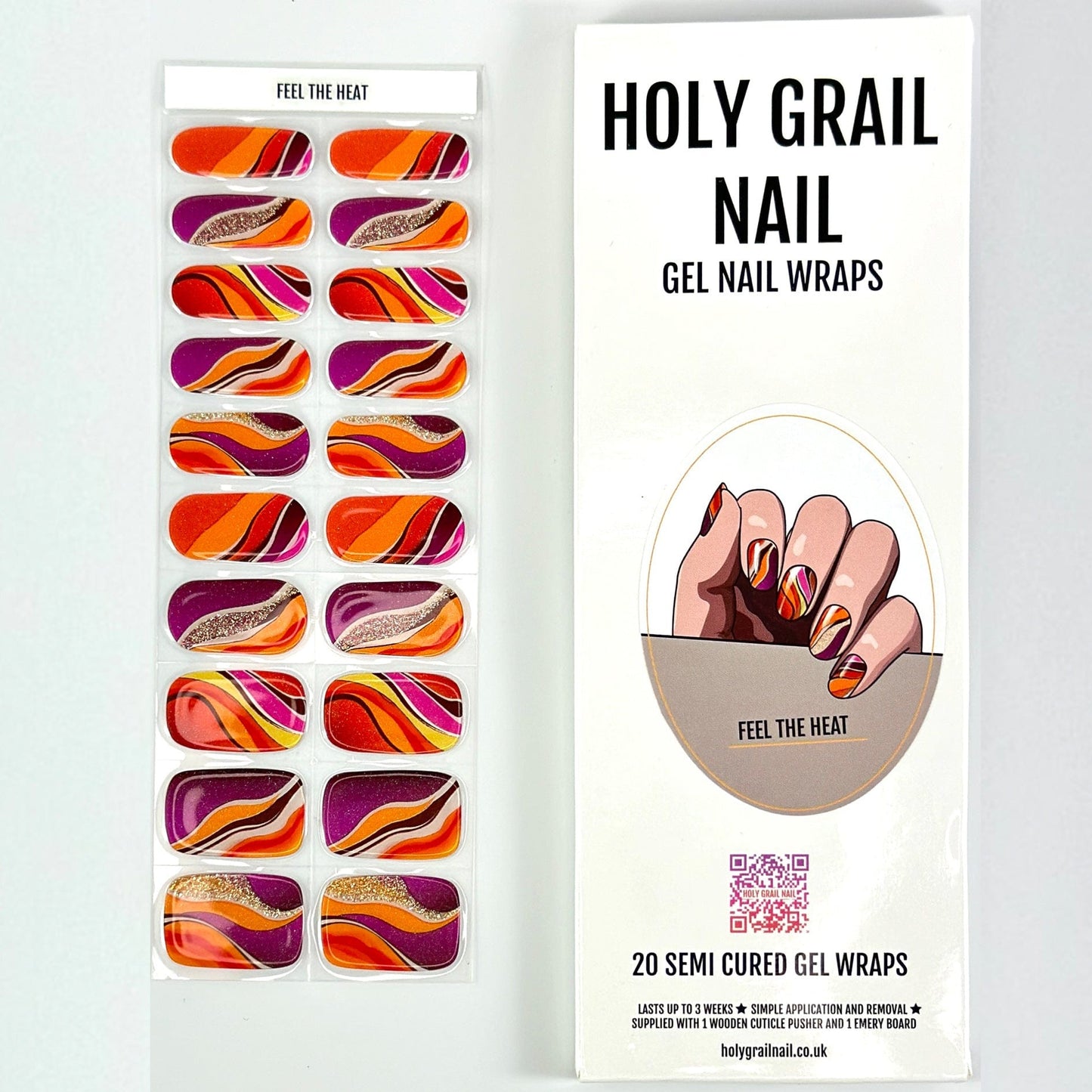 Holy Grail Nail Semi-Cured Gels Feel The Heat - Gels