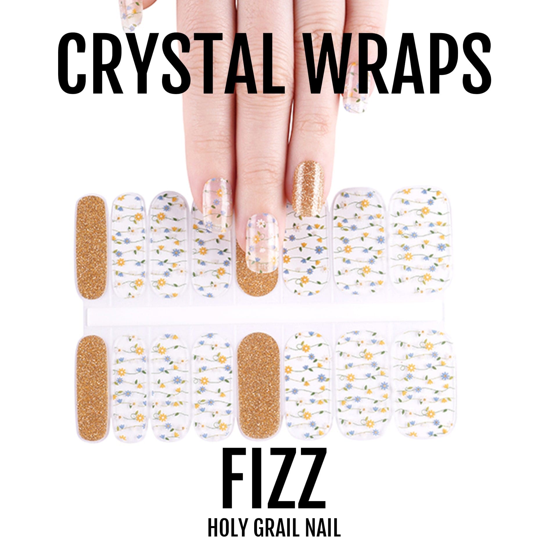 Holy Grail Nail Crystal Fizz - Crystal Wraps