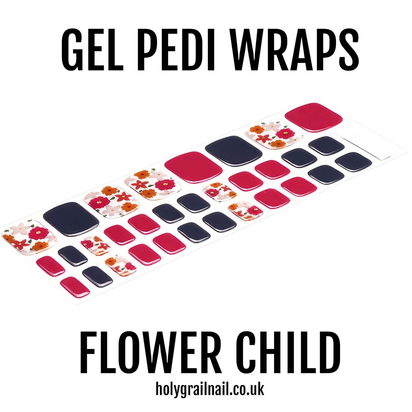 Flower Child - Gel Pedi Wraps