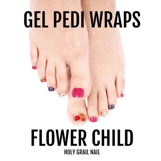 Flower Child - Gel Pedi Wraps