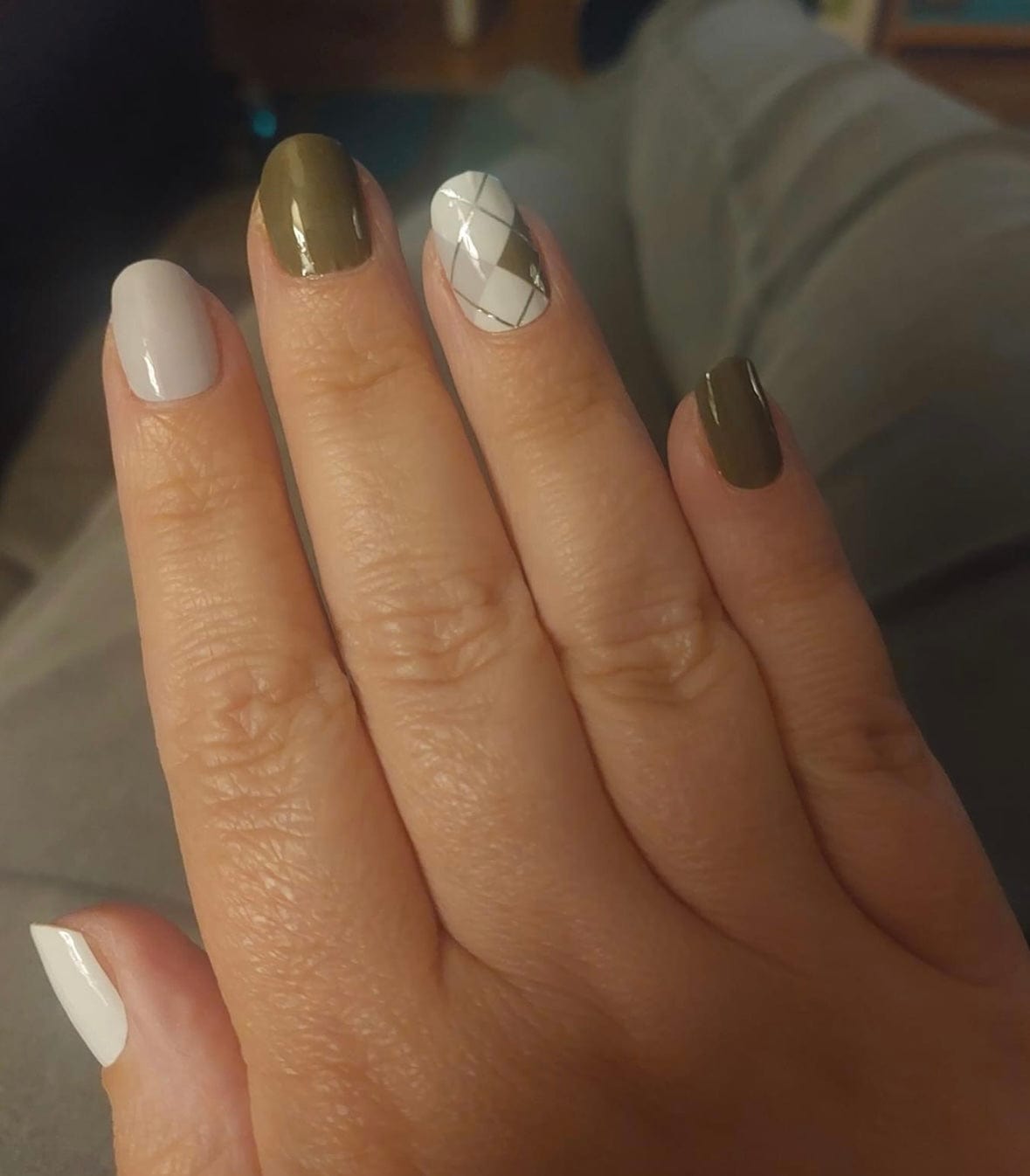 Check Green - Holy Classics (Non-UV Nail Wraps)