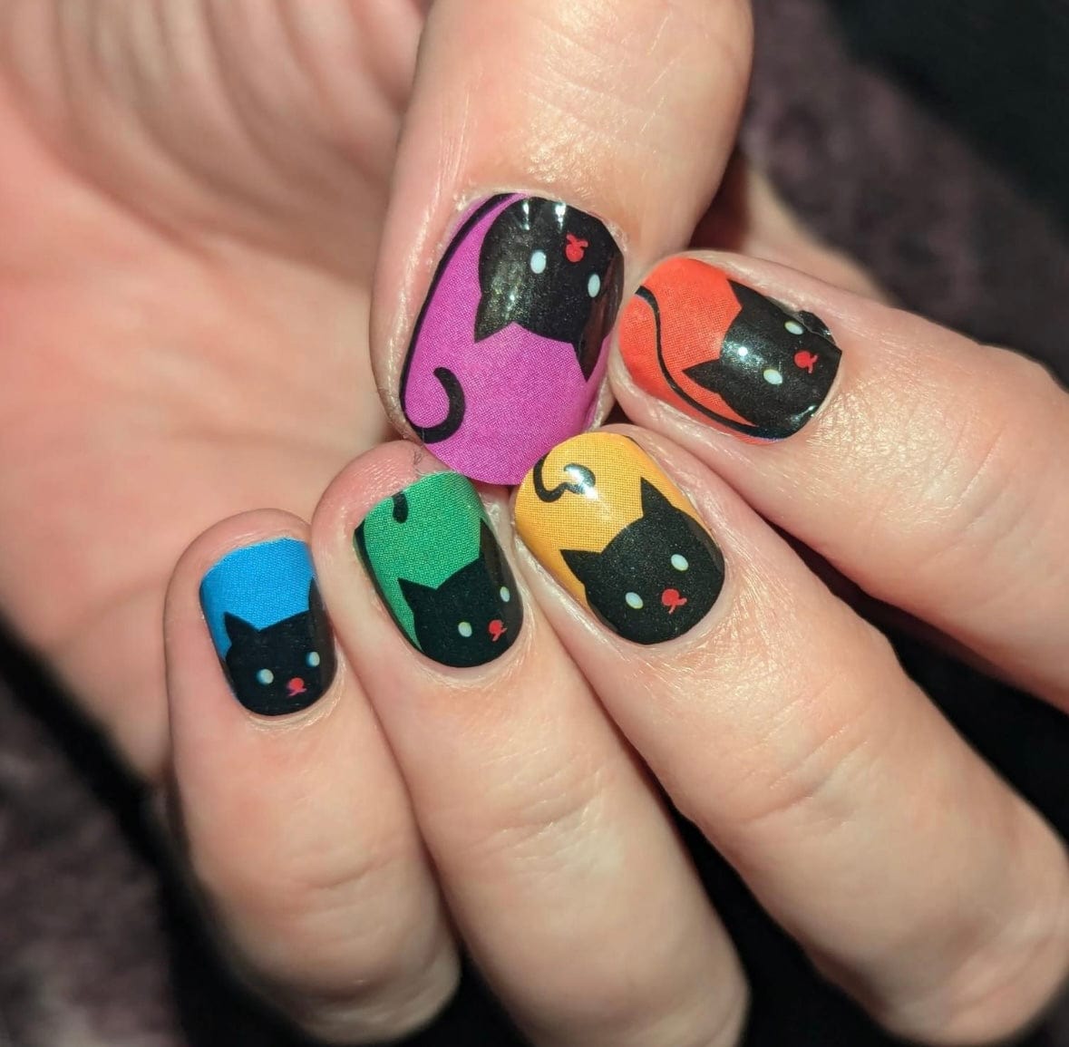 Rainbow Cat - Holy Classics (Non-UV Nail Wraps)