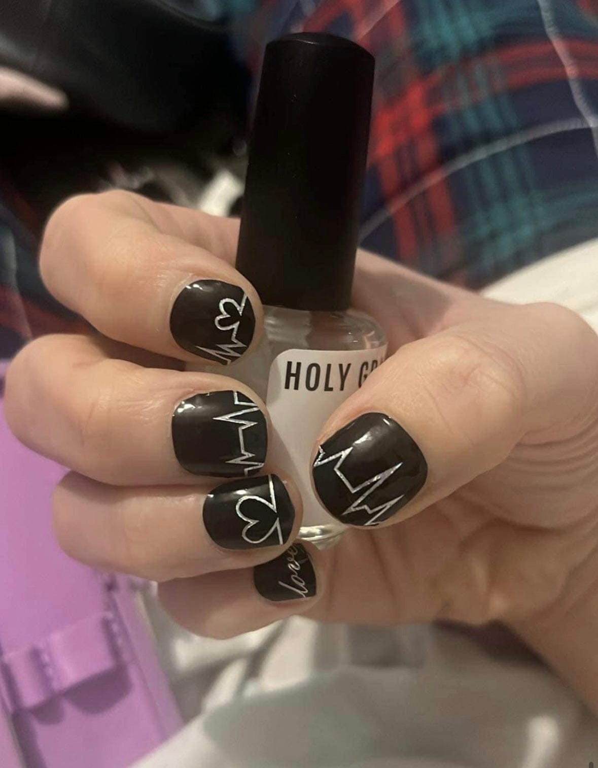 Holy Grail Nail Non-UV Nail Wraps Love Shock - Holy Classics (Non-UV Nail Wraps)