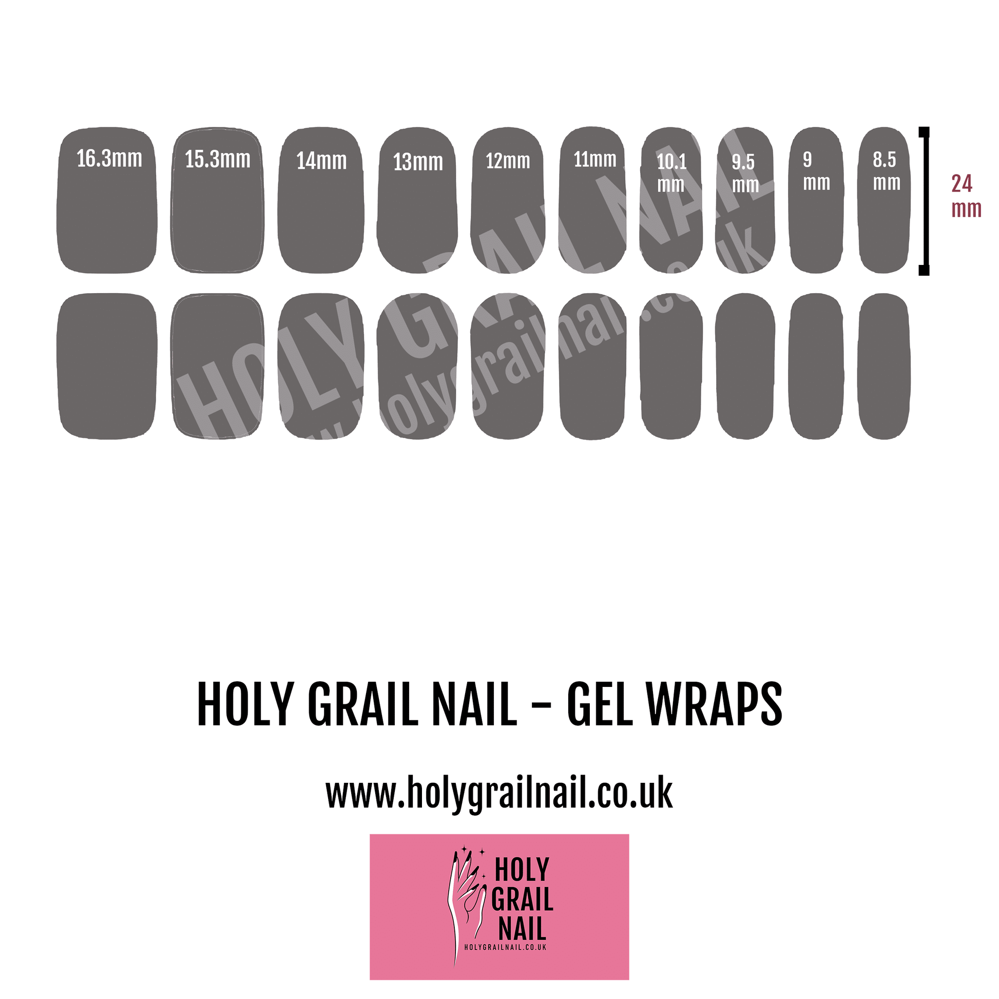 Holy Grail Nail Semi-Cured Gels Black Oyster - Gels