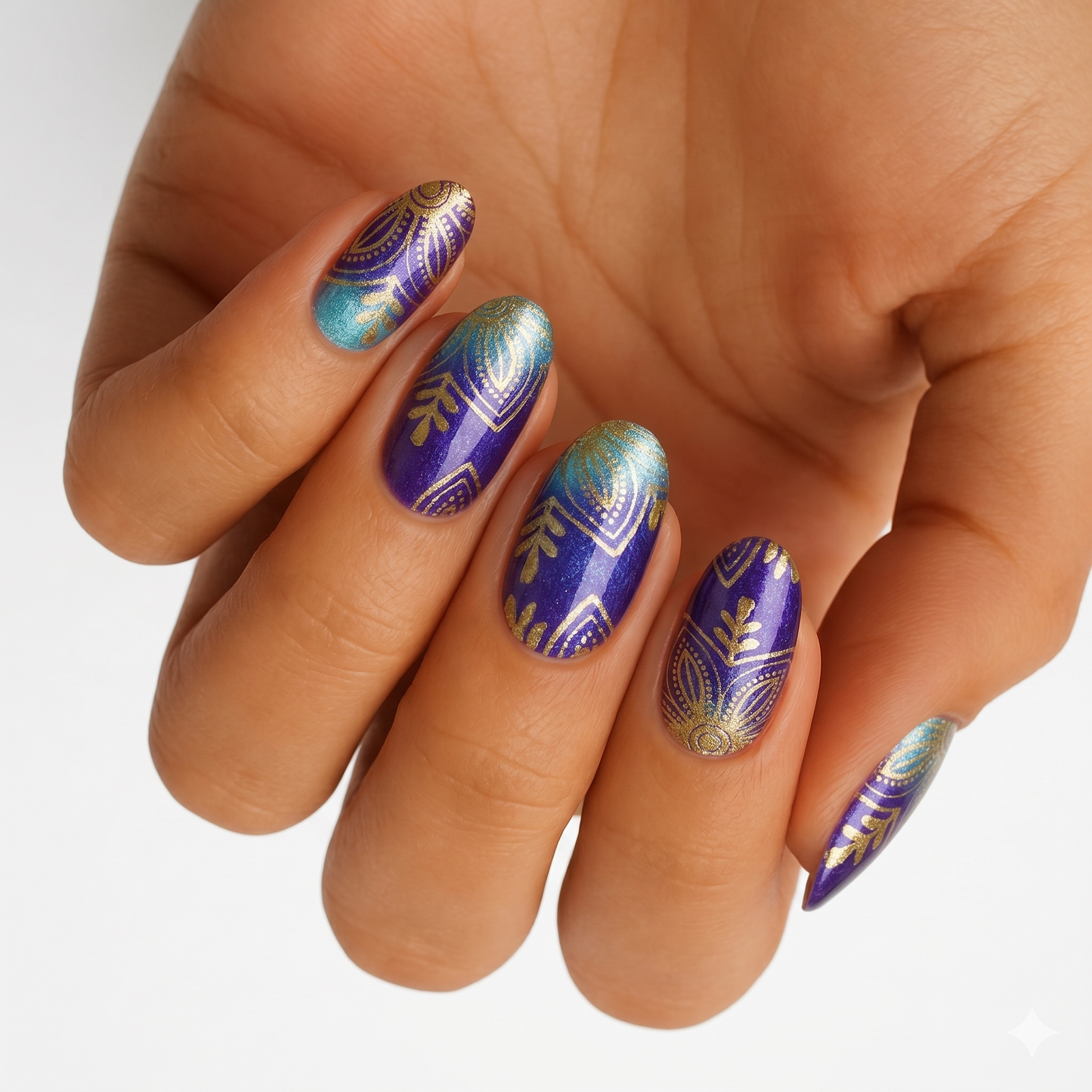 Golden Lotus - Holy Classics (Non-UV Nail Wraps)