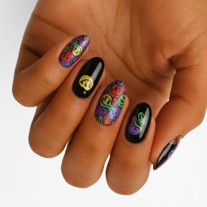 Don’t Worry, Be Happy - Holy Classics (Non-UV Nail Wraps)