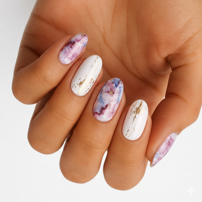 Blousy Blossoms - Holy Classics (Non-UV Nail Wraps)
