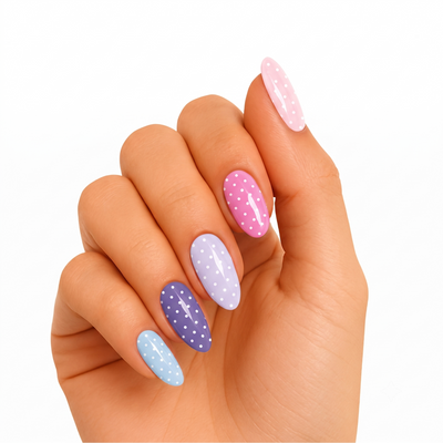 Pastel Dot Delight - Gels