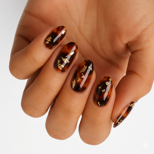 Tortoiseshell Luxe - Holy Classics (Non-UV Nail Wraps)