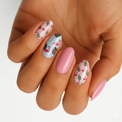 Flamingo Fun - Wide Fit Wrap (22 Piece)