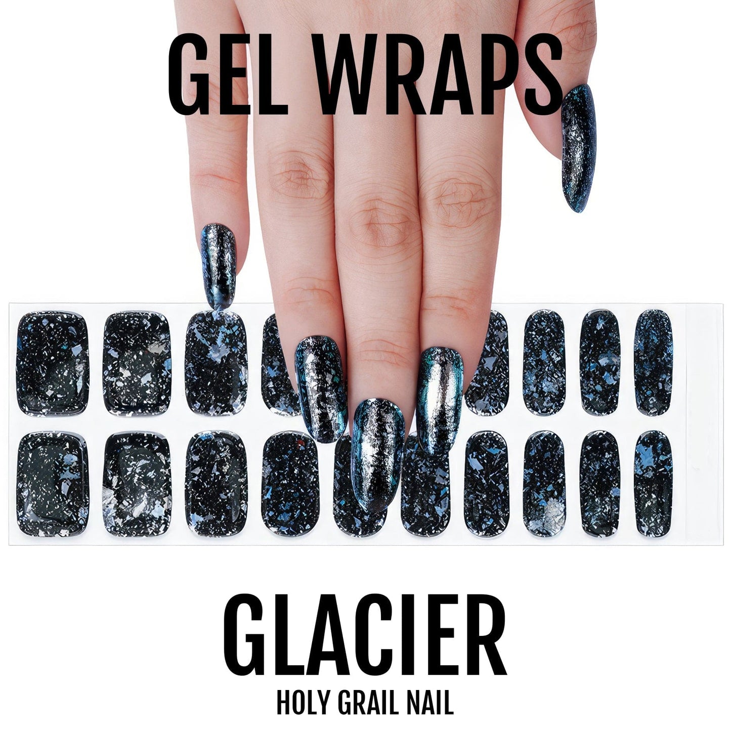 Holy Grail Nail Semi-Cured Gels Glacier (Tease) - Gels