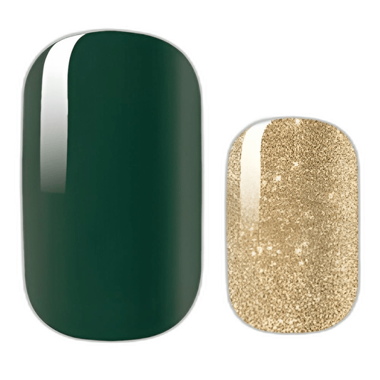 Green And Gold - Holy Classics (Non-UV Nail Wraps)