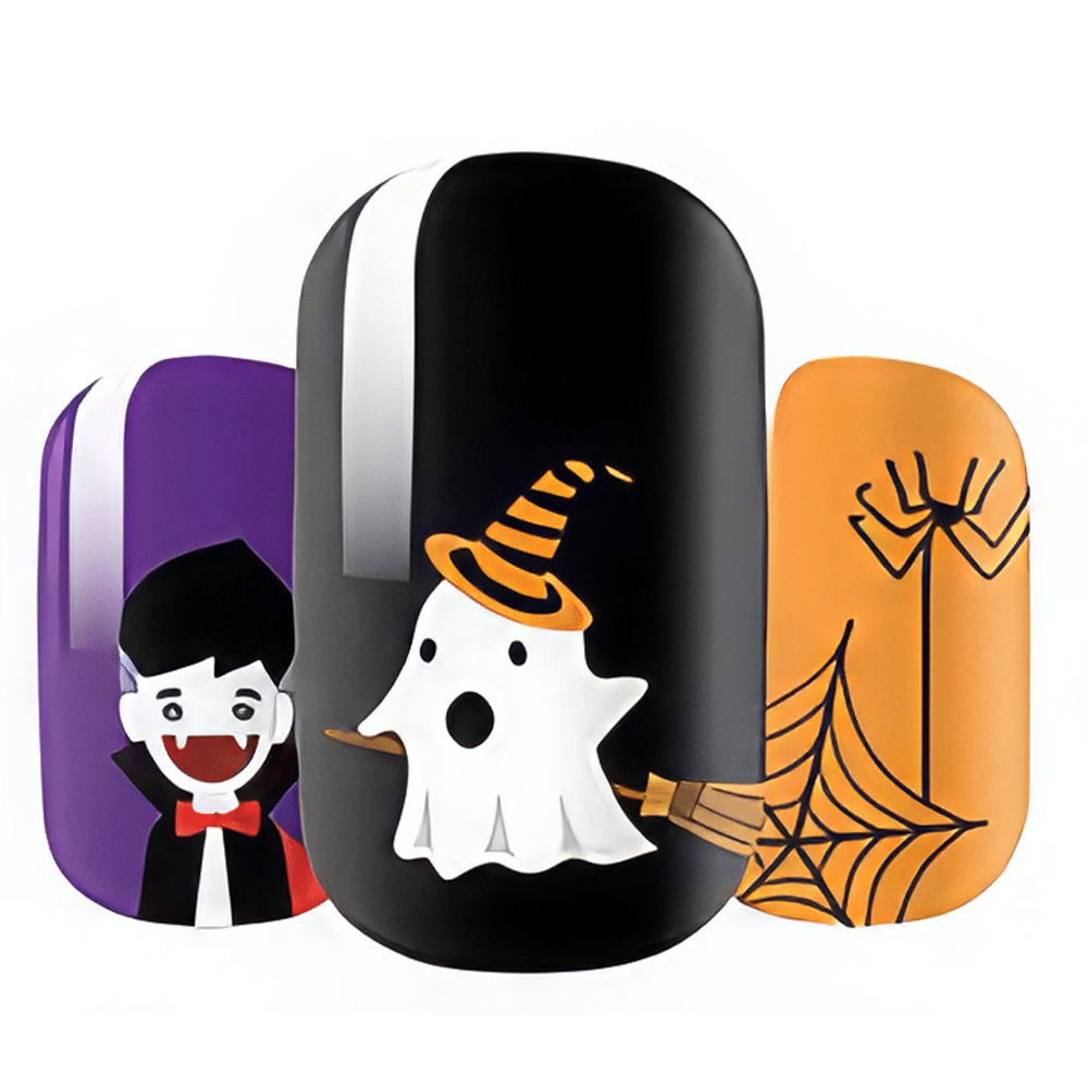 Howl-o-Ween (Wide Fit) - Holy Classics (Non-UV Nail Wraps)