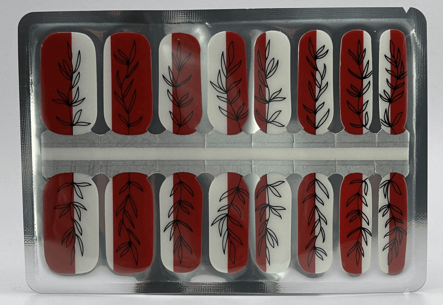 Red Fern (Transparent) - Holy Classics (Non-UV Nail Wraps)