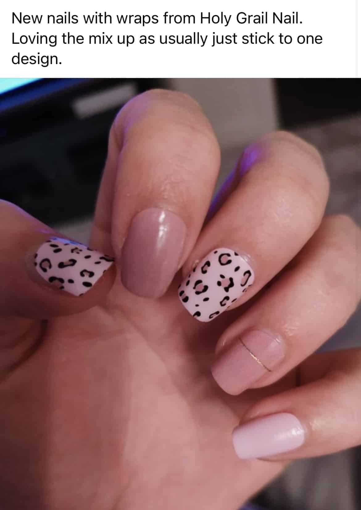 Paw Print Pink - Holy Classics (Non-UV Nail Wraps)