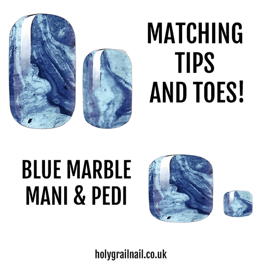 Matching Tips & Toes - Blue Marble