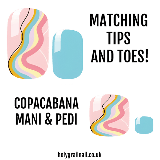 Matching Tips & Toes - Copacabana