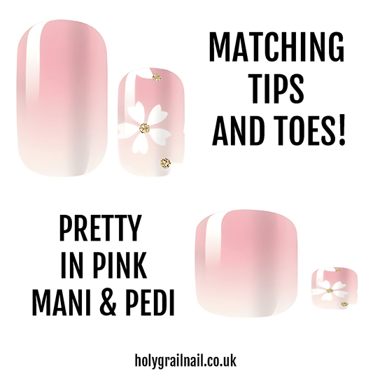 Matching Tips & Toes - Pretty In Pink