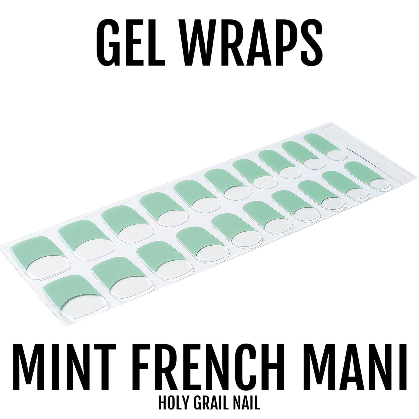 Mint French Mani - Gels