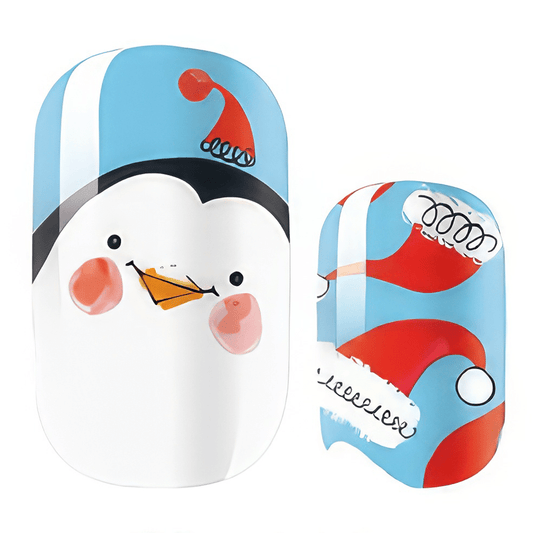 North Pole Penguin - Holy Classics (Non-UV Nail Wraps)