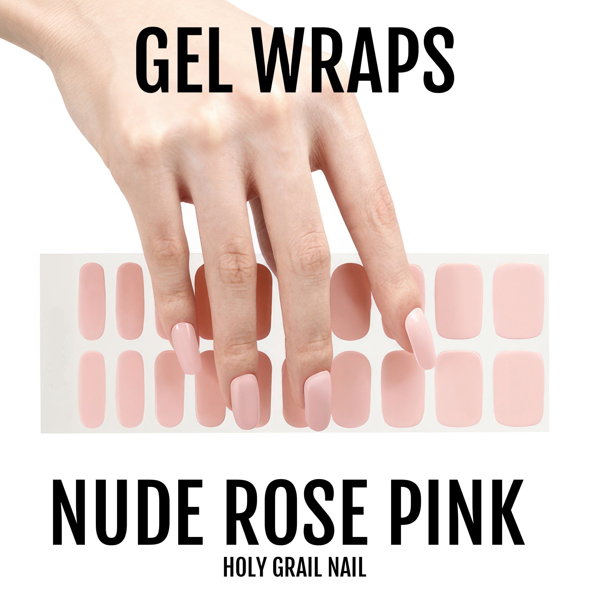 Holy Grail Nail Semi-Cured Gels Nude Rose Pink - Gels