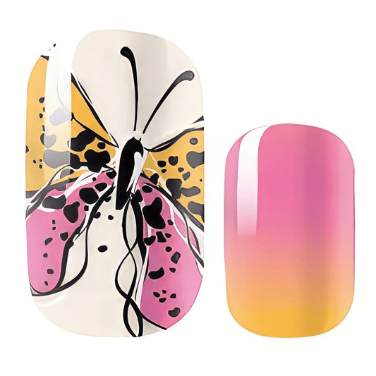 Ombre Butterfly - Holy Classics (Non-UV Nail Wraps)