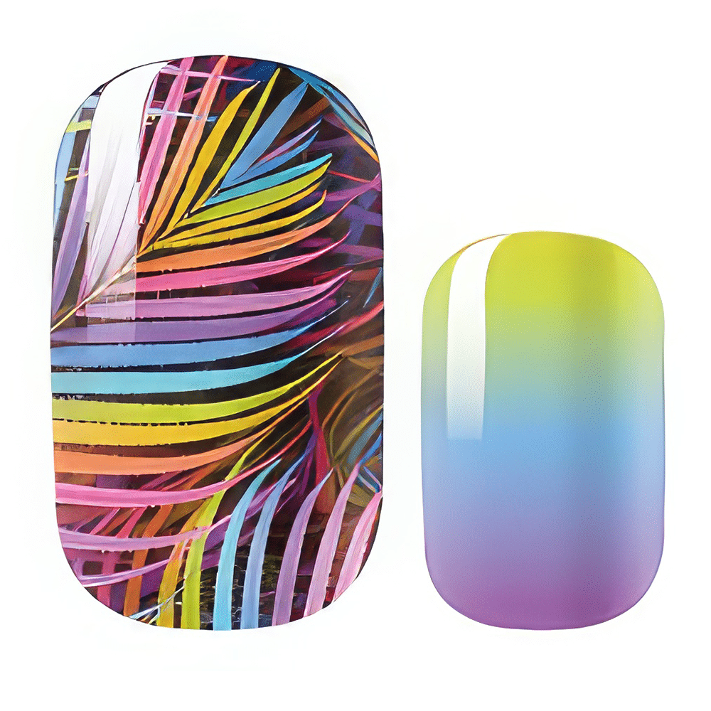 Ombre Fronds - Holy Classics (Non-UV Nail Wraps)