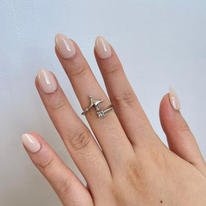 Spill The Tea - Soft Gel Press Ons (Extra Short Natural)