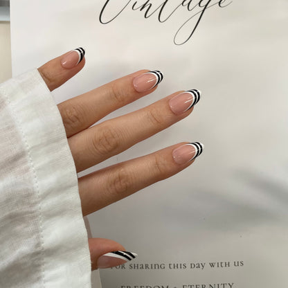 My Way Or The Highway - Soft Gel Press Ons (Short Almond)