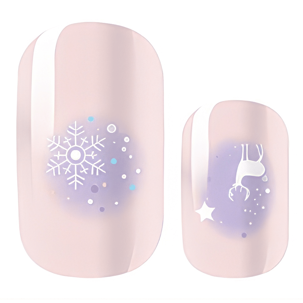 Pastel Reindeer - Holy Classics (Non-UV Nail Wraps)