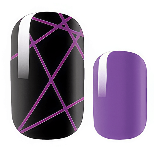 Purple Mikado - Holy Classics (Non-UV Nail Wraps)