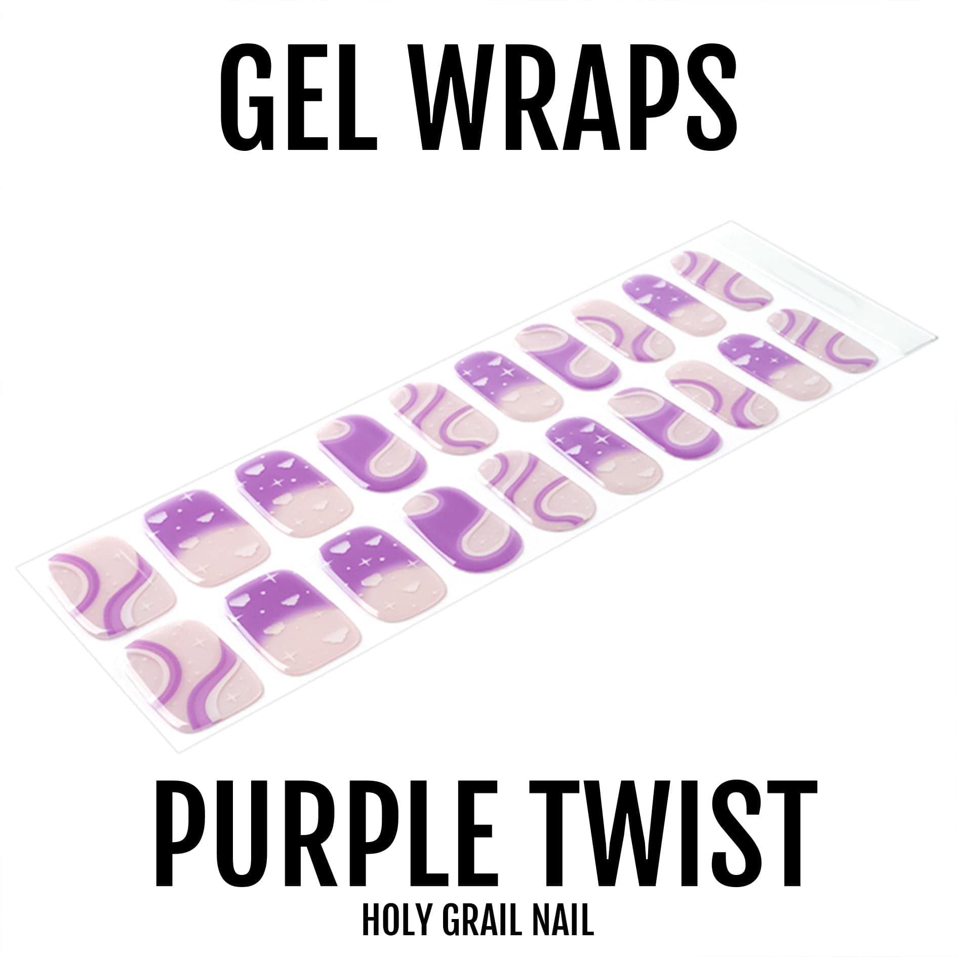 Holy Grail Nail Semi-Cured Gels Purple Twist - Gels